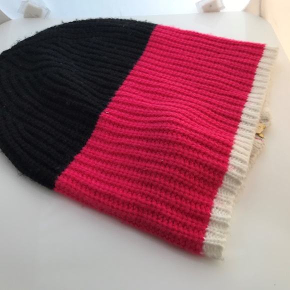 Kate Spade NewYork Women Beanie Color Block Zip Up - Picture 5 of 7